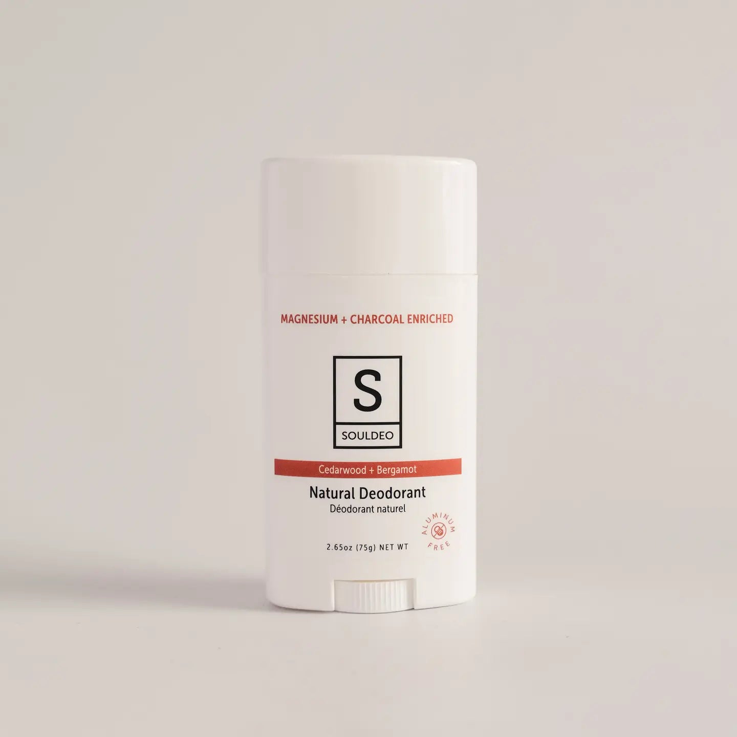 Cedarwood + Bergamot Deodorant - Med Magnesium og aktivert kull