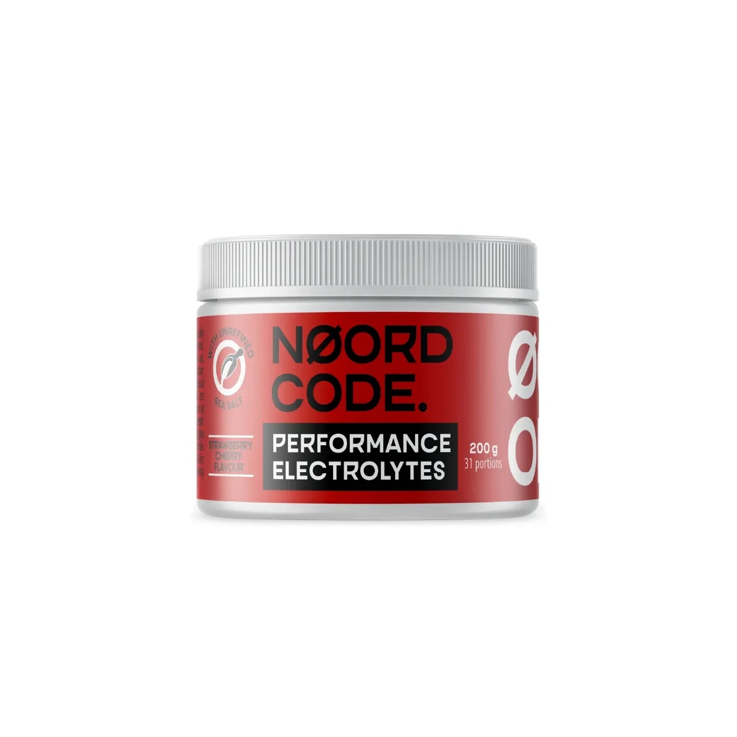 NoordCode Performance Elektrolytter – Strawberry Cherry (200 g)