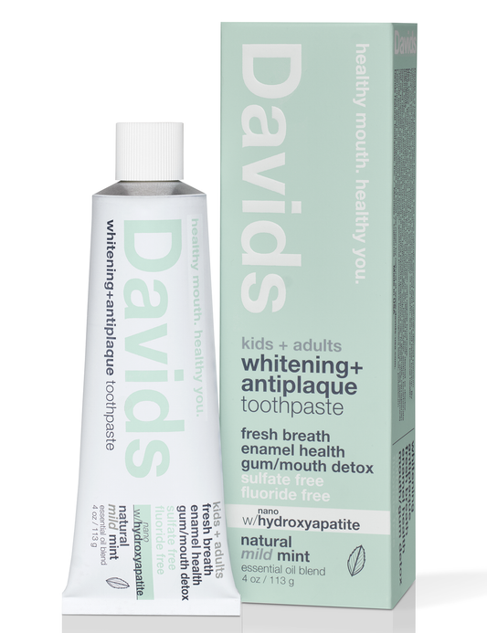 Davids kids + adults nano-hydroxyapatite premium toothpaste  - mild mint
