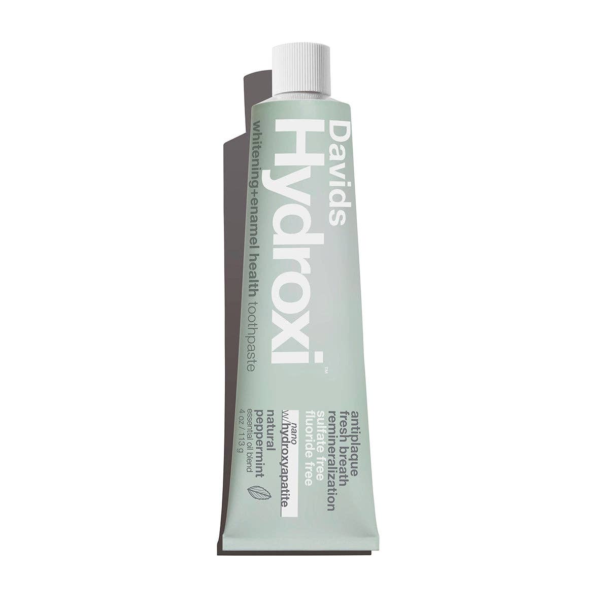 Naturlig tannkrem med nano-hydroksyapatitt i resirkulerbar metalltube – fluorfri, EWG VERIFIED™, 113 g