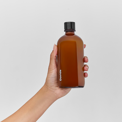 Davids Hydroxi™ munnskyll for frisk pust – naturlig frisk mynte (konsentrat og flaske)