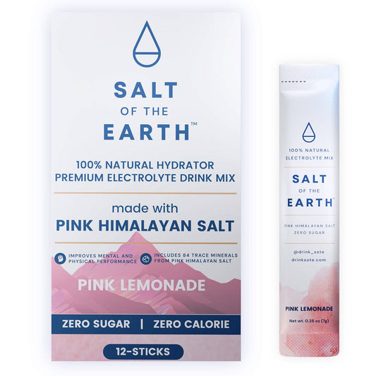 "Pink Lemonade Natural Electrolytes – elektrolyttdrikk med Himalayasalt og naturlig pink lemonade-smak for hydrering og energi"